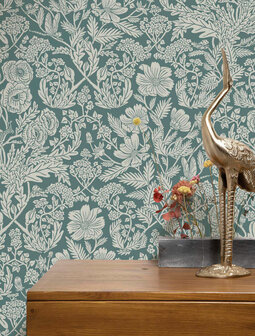 KEK Floor Rieder wallpaper blue (2 sheets) FR-001 (Met Gratis Lijm)