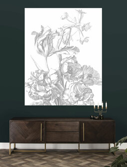 KEK Wallpaper Panel Engraved Flowers PA-015 (Met Gratis Lijm)