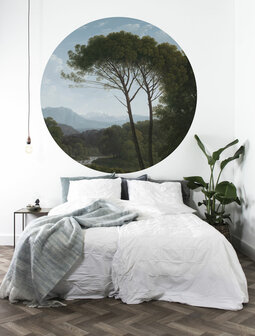 KEK Wallpaper Circle Golden Age Landscape CK-003 (Met Gratis Lijm)