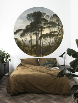 KEK Wallpaper Circle Golden Age Landscape CK-011 (Met Gratis Lijm)