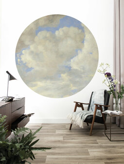 KEK Wallpaper Circle Golden age clouds CK-080 (Met Gratis Lijm)