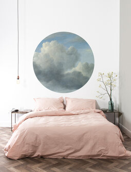 KEK Wallpaper Circle Small Golden Age Clouds SC-008 (Met Gratis Lijm)