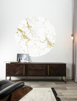 KEK Wallpaper Circle Small Marble gold SC-047 (Met Gratis Lijm)