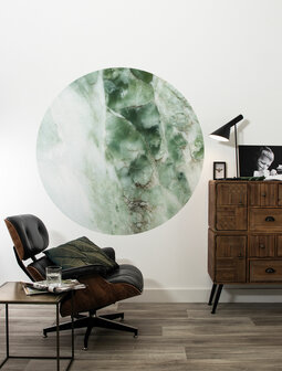 KEK Wallpaper Circle Small Marble green SC-049 (Met Gratis Lijm)