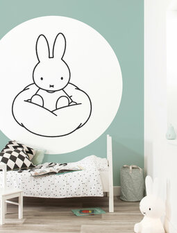 KEK Wallpaper Circle Miffy cloud CK-032 (Met Gratis Lijm)