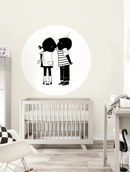 KEK Wallpaper Circle Small Jip &amp; Janneke SC-085 (Met Gratis Lijm)