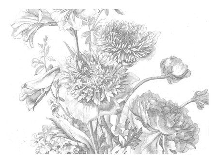 KEK Amsterdam Engraved Flowers IV WP.338 (Met Gratis Lijm)