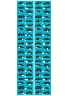 KEK Amsterdam vehicles turquoise WP-014 (Met Gratis Lijm)