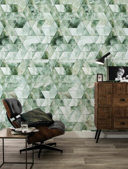 KEK Marble Mosaic green WP-577 (Met Gratis Lijm)