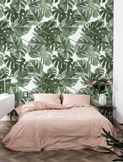 KEK Monstera white WP-584 (Met Gratis Lijm)