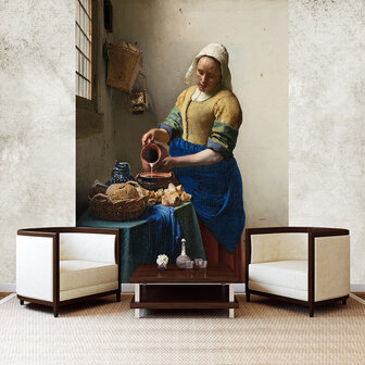 Rijksmuseum Het Melkmeisje Johannes Vermeer RM39 (Met Gratis Lijm)