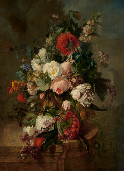 Rijksmuseum Stilleven met bloemen Harmanus Uppink RM8 (Met Gratis Lijm)