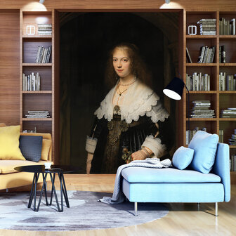 Rijksmuseum Portret van Maria Trip RM55 (Met Gratis Lijm)