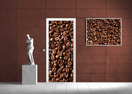 Coffee Beans Deurposter Fotobehang 182VET