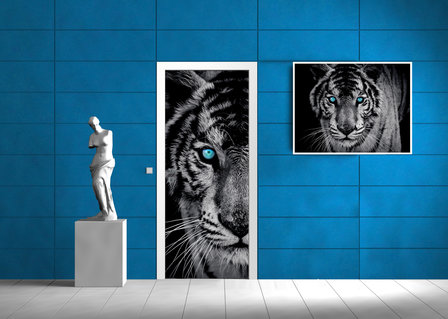 Majestic Tiger Deurposter Fotobehang 153VET