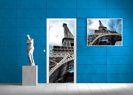 Eiffel Tower Urban City Paris Deurposter Fotobehang 144VET