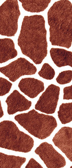 Giraffe Art Abstract Deurposter Fotobehang 158VET