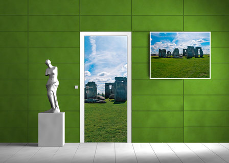 Stonehenge Landscape Rural Deurposter Fotobehang 119VET