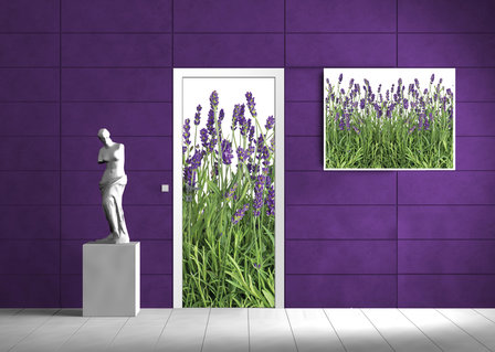 Lavender Deurposter Fotobehang 2174VET