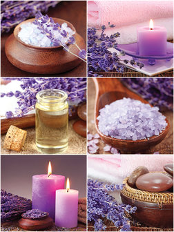 Lavender Collage Fotobehang 10451VEA