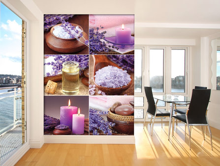 Lavender Collage Fotobehang 10451VEA