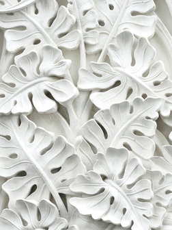 Alabaster Flowers Relief Fotobehang 10052VEA