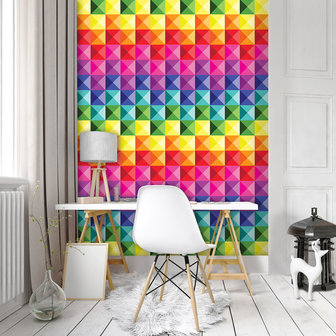 Colourful Blocks Fotobehang 10721VEA