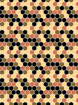 Hexagon Mosaic Fotobehang 10732VEA