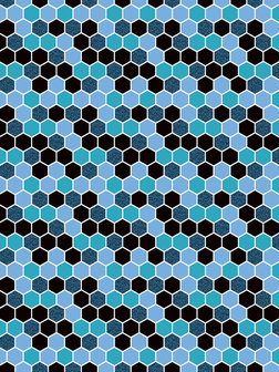 Hexagon Mosaic Fotobehang 10733VEA