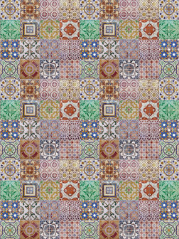 Colourful Tiles Fotobehang 10858VEA