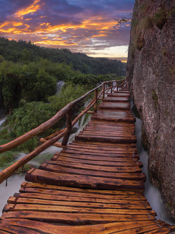 Bridge over the precipice Fotobehang 11765VEA