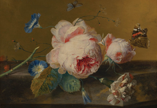 Mauritshuis Jan van Huysum, Bloemstilleven MH5 (Met Gratis Lijm)