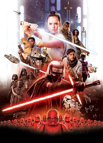 Star Wars Movie Poster Rey 4-4113