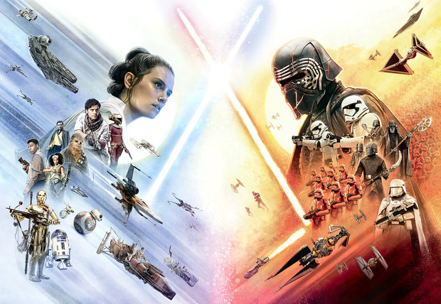 Star Wars Movie Poster Wide 8-4114