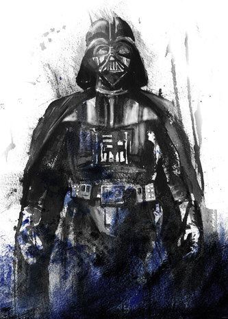 Komar Into Adventure Star Wars Watercolor Vader IADX4-017