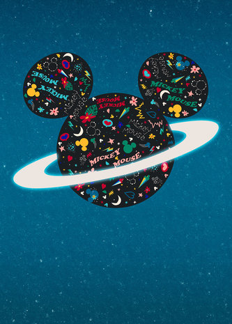 Komar Into Adventure Planet Mickey IADX4-026