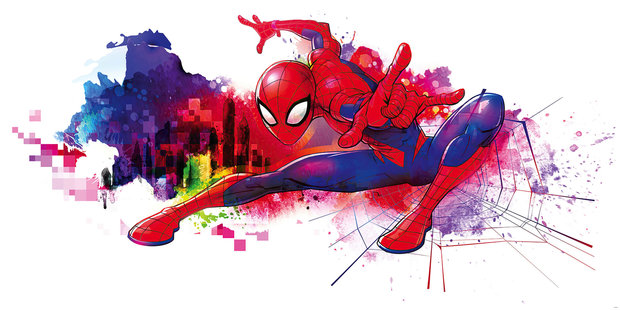 Komar Into Adventure Spider-Man Graffiti Art IADX6-082
