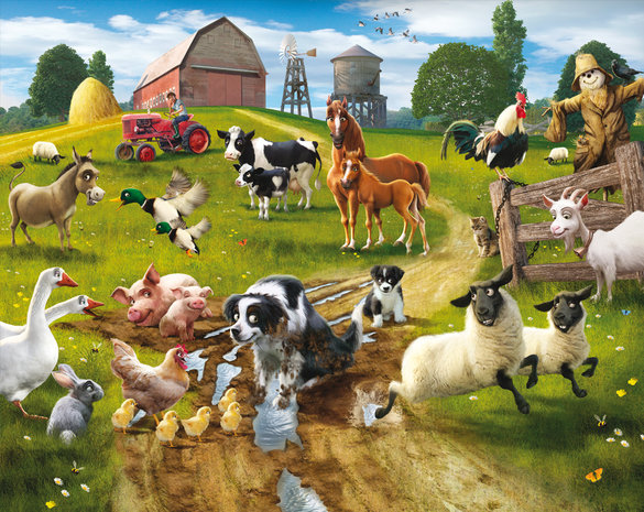 Walltastic Farmyard Fun 41806