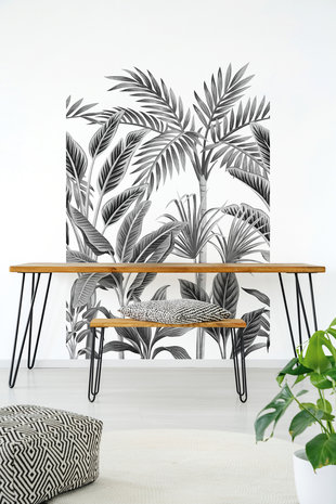 Dutch Wallcoverings Tropical Forest  One Roll One Motif - Grandeco A40801