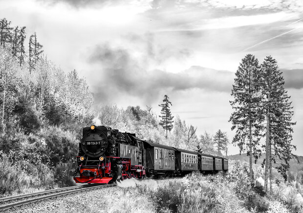 Locomotief Fotobehang 13010