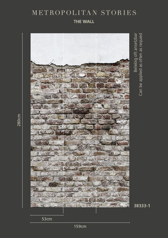 AS Creation The Wall Steen Industrieel Behang 38333-1