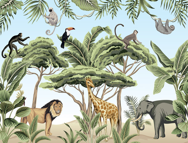 Jungle Safari Dieren CW003
