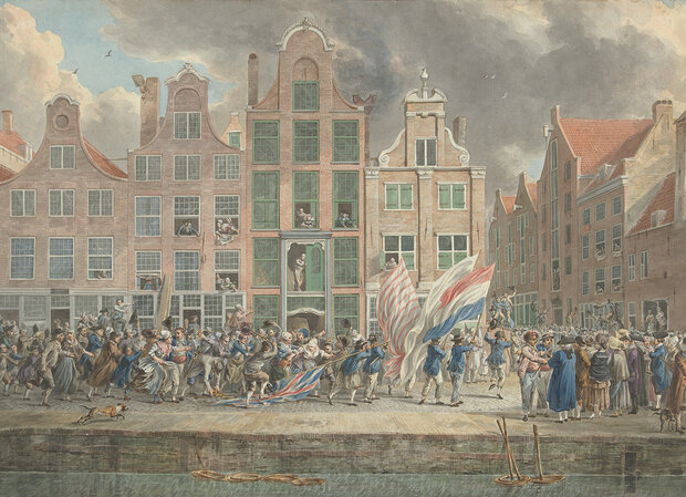 Rijksmuseum Anti-Engelse Demonstratie Rotterdam RM61 (Met Gratis Lijm)