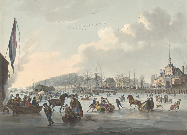 Rijksmuseum Ijsvermaak voor Rotterdam 1784 RM62 (Met Gratis Lijm)