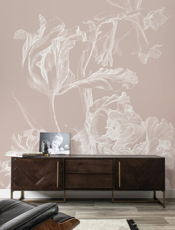 KEK Engraved Flowers 6 sheets WP-747 (Met Gratis Lijm)