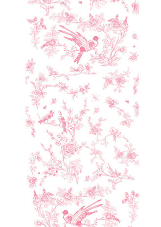 KEK Amsterdam Birds & Blossom roze WP-376 (Met Gratis Lijm)
