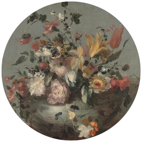 Bloemen Rijksmuseum Cirkel Behang SK389900VEZ