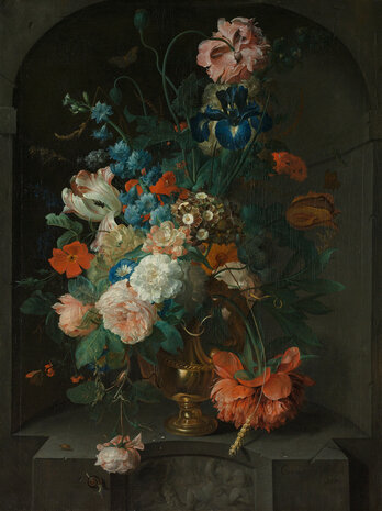 Rijksmuseum Stilleven met bloemen Coenraet Roepel RM3 (Met Gratis Lijm)