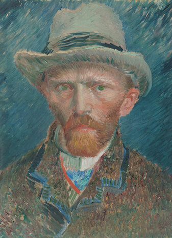 Rijksmuseum Vincent Van Gogh Zelfportret RM42 (Met Gratis Lijm)