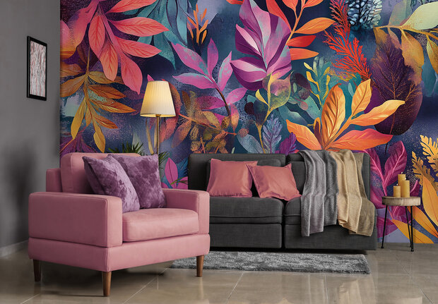 Kleurrijke Planten Fotobehang 15536
